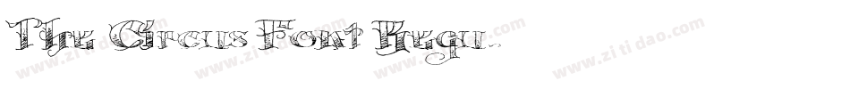 The Circus Font Regu字体转换